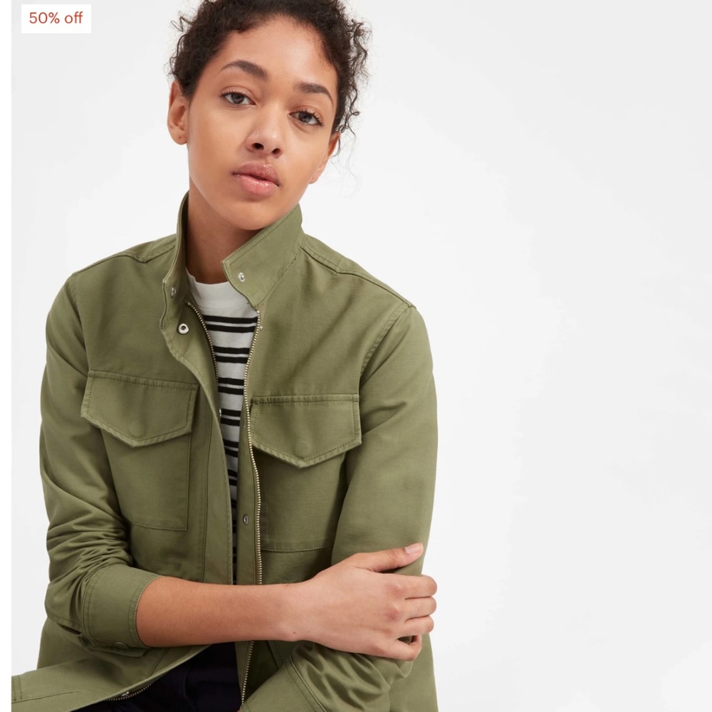 Everlane Modern Utility Jacket/Size L/EUC